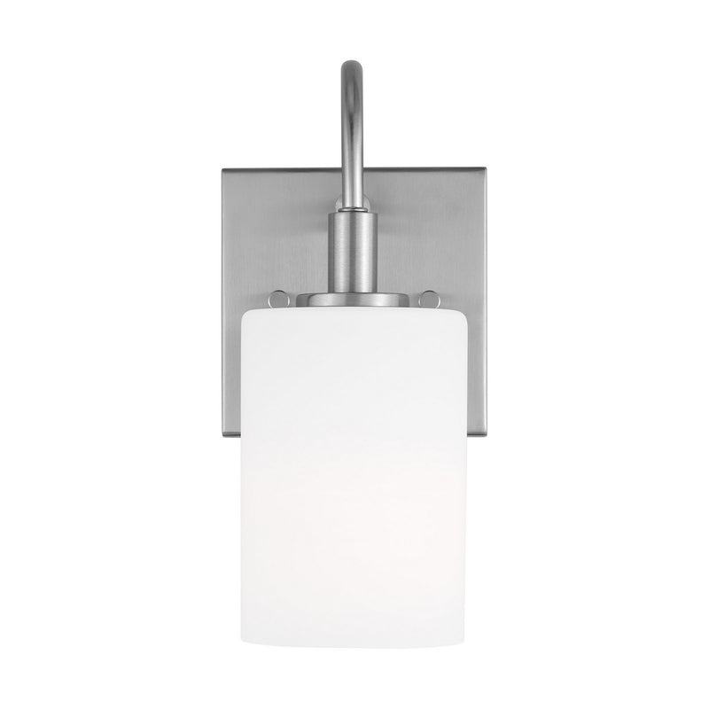 LED Bath Wall Sconce<br /><span style="color:#4AB0CE;">Entrega: 4-10 dias en USA</span><br /><span style="color:#4AB0CE;font-size:60%;">PREGUNTE POR ENTREGA EN PANAMA</span><br />Collection: Oak Moore<br />Finish: Brushed Nickel