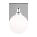 One Light Bath Vanity<br /><span style="color:#4AB0CE;">Entrega: 14-15 semanas en USA</span><br /><span style="color:#4AB0CE;font-size:60%;">PREGUNTE POR ENTREGA EN PANAMA</span><br />Collection: Clybourn<br />Finish: Chrome