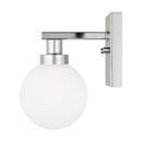 One Light Bath Vanity<br /><span style="color:#4AB0CE;">Entrega: 12-13 semanas en USA</span><br /><span style="color:#4AB0CE;font-size:60%;">PREGUNTE POR ENTREGA EN PANAMA</span><br />Collection: Clybourn<br />Finish: Chrome