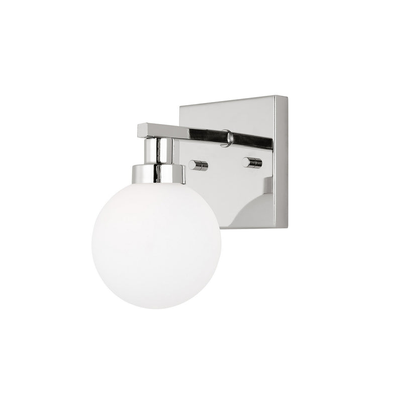 One Light Bath Vanity<br /><span style="color:#4AB0CE;">Entrega: 14-15 semanas en USA</span><br /><span style="color:#4AB0CE;font-size:60%;">PREGUNTE POR ENTREGA EN PANAMA</span><br />Collection: Clybourn<br />Finish: Chrome