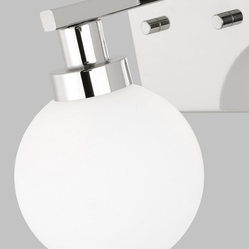 One Light Bath Vanity<br /><span style="color:#4AB0CE;">Entrega: 14-15 semanas en USA</span><br /><span style="color:#4AB0CE;font-size:60%;">PREGUNTE POR ENTREGA EN PANAMA</span><br />Collection: Clybourn<br />Finish: Chrome