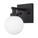 One Light Bath Vanity<br /><span style="color:#4AB0CE;">Entrega: 4-10 dias en USA</span><br /><span style="color:#4AB0CE;font-size:60%;">PREGUNTE POR ENTREGA EN PANAMA</span><br />Collection: Clybourn<br />Finish: Midnight Black