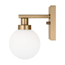 One Light Bath Vanity<br /><span style="color:#4AB0CE;">Entrega: 4-10 dias en USA</span><br /><span style="color:#4AB0CE;font-size:60%;">PREGUNTE POR ENTREGA EN PANAMA</span><br />Collection: Clybourn<br />Finish: Satin Brass
