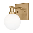 One Light Bath Vanity<br /><span style="color:#4AB0CE;">Entrega: 4-10 dias en USA</span><br /><span style="color:#4AB0CE;font-size:60%;">PREGUNTE POR ENTREGA EN PANAMA</span><br />Collection: Clybourn<br />Finish: Satin Brass