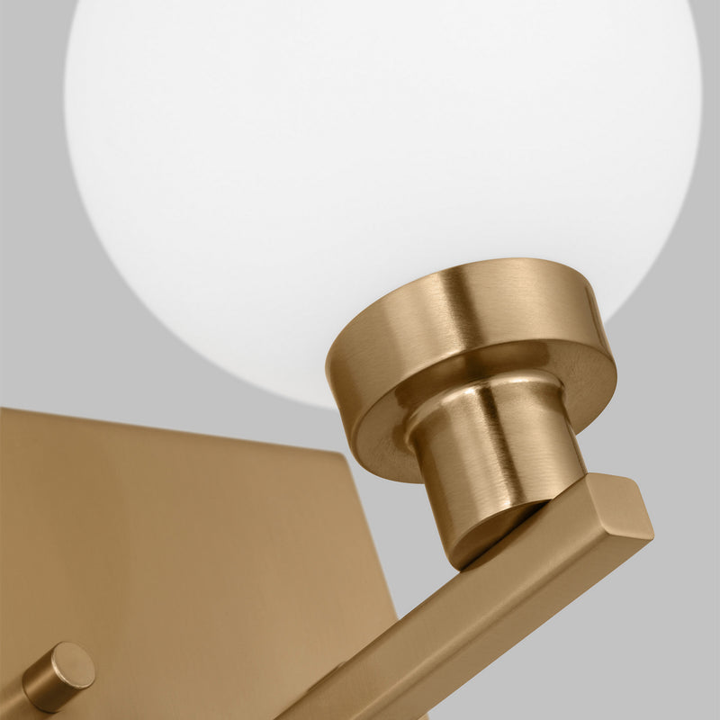 One Light Bath Vanity<br /><span style="color:#4AB0CE;">Entrega: 4-10 dias en USA</span><br /><span style="color:#4AB0CE;font-size:60%;">PREGUNTE POR ENTREGA EN PANAMA</span><br />Collection: Clybourn<br />Finish: Satin Brass