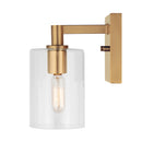 One Light Bath Vanity<br /><span style="color:#4AB0CE;">Entrega: 4-10 dias en USA</span><br /><span style="color:#4AB0CE;font-size:60%;">PREGUNTE POR ENTREGA EN PANAMA</span><br />Collection: Fullton<br />Finish: Satin Brass