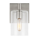 One Light Bath Vanity<br /><span style="color:#4AB0CE;">Entrega: 4-10 dias en USA</span><br /><span style="color:#4AB0CE;font-size:60%;">PREGUNTE POR ENTREGA EN PANAMA</span><br />Collection: Fullton<br />Finish: Brushed Nickel