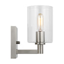 One Light Bath Vanity<br /><span style="color:#4AB0CE;">Entrega: 4-10 dias en USA</span><br /><span style="color:#4AB0CE;font-size:60%;">PREGUNTE POR ENTREGA EN PANAMA</span><br />Collection: Fullton<br />Finish: Brushed Nickel