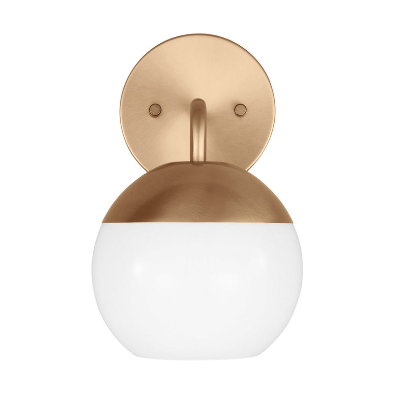 One Light Bath Vanity<br /><span style="color:#4AB0CE;">Entrega: 4-10 dias en USA</span><br /><span style="color:#4AB0CE;font-size:60%;">PREGUNTE POR ENTREGA EN PANAMA</span><br />Collection: Alvin<br />Finish: Satin Brass