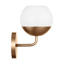 One Light Bath Vanity<br /><span style="color:#4AB0CE;">Entrega: 4-10 dias en USA</span><br /><span style="color:#4AB0CE;font-size:60%;">PREGUNTE POR ENTREGA EN PANAMA</span><br />Collection: Alvin<br />Finish: Satin Brass