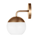 One Light Bath Vanity<br /><span style="color:#4AB0CE;">Entrega: 4-10 dias en USA</span><br /><span style="color:#4AB0CE;font-size:60%;">PREGUNTE POR ENTREGA EN PANAMA</span><br />Collection: Alvin<br />Finish: Satin Brass