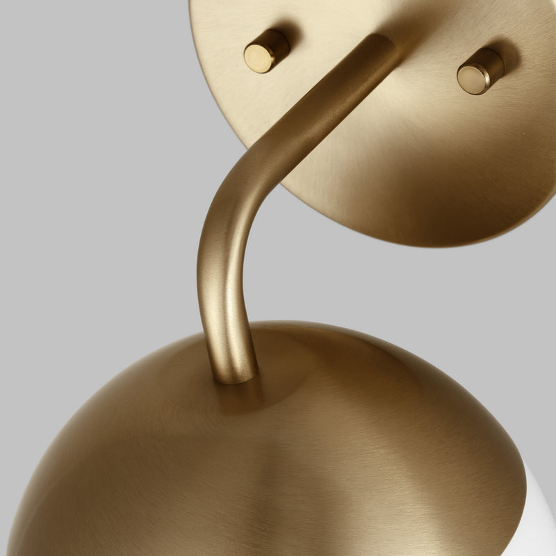 One Light Bath Vanity<br /><span style="color:#4AB0CE;">Entrega: 4-10 dias en USA</span><br /><span style="color:#4AB0CE;font-size:60%;">PREGUNTE POR ENTREGA EN PANAMA</span><br />Collection: Alvin<br />Finish: Satin Brass