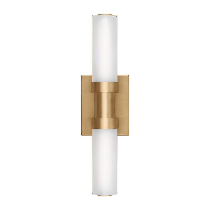 LED Bath Wall Sconce<br /><span style="color:#4AB0CE;">Entrega: 4-10 dias en USA</span><br /><span style="color:#4AB0CE;font-size:60%;">PREGUNTE POR ENTREGA EN PANAMA</span><br />Collection: Kiel<br />Finish: Satin Brass