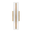 Two Light Bath Vanity<br /><span style="color:#4AB0CE;">Entrega: 6-7 semanas en USA</span><br /><span style="color:#4AB0CE;font-size:60%;">PREGUNTE POR ENTREGA EN PANAMA</span><br />Collection: Dex<br />Finish: Satin Brass
