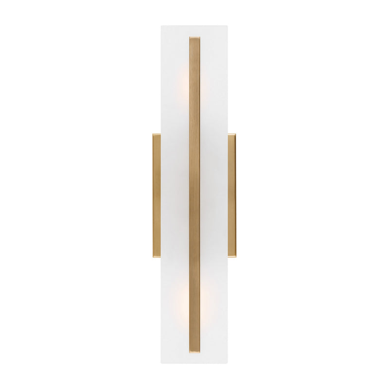 LED Bath Wall Sconce<br /><span style="color:#4AB0CE;">Entrega: 4-10 dias en USA</span><br /><span style="color:#4AB0CE;font-size:60%;">PREGUNTE POR ENTREGA EN PANAMA</span><br />Collection: Dex<br />Finish: Satin Brass