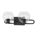 Two Light Bath Vanity<br /><span style="color:#4AB0CE;">Entrega: 4-10 dias en USA</span><br /><span style="color:#4AB0CE;font-size:60%;">PREGUNTE POR ENTREGA EN PANAMA</span><br />Collection: Codyn<br />Finish: Midnight Black
