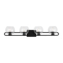 Four Light Bath Vanity<br /><span style="color:#4AB0CE;">Entrega: 4-10 dias en USA</span><br /><span style="color:#4AB0CE;font-size:60%;">PREGUNTE POR ENTREGA EN PANAMA</span><br />Collection: Codyn<br />Finish: Midnight Black