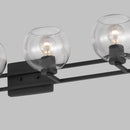 Four Light Bath Vanity<br /><span style="color:#4AB0CE;">Entrega: 4-10 dias en USA</span><br /><span style="color:#4AB0CE;font-size:60%;">PREGUNTE POR ENTREGA EN PANAMA</span><br />Collection: Codyn<br />Finish: Midnight Black