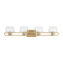 Four Light Bath Vanity<br /><span style="color:#4AB0CE;">Entrega: 4-10 dias en USA</span><br /><span style="color:#4AB0CE;font-size:60%;">PREGUNTE POR ENTREGA EN PANAMA</span><br />Collection: Codyn<br />Finish: Satin Brass