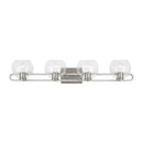 Four Light Bath Vanity<br /><span style="color:#4AB0CE;">Entrega: 4-10 dias en USA</span><br /><span style="color:#4AB0CE;font-size:60%;">PREGUNTE POR ENTREGA EN PANAMA</span><br />Collection: Codyn<br />Finish: Brushed Nickel