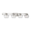 Four Light Bath Vanity<br /><span style="color:#4AB0CE;">Entrega: 4-10 dias en USA</span><br /><span style="color:#4AB0CE;font-size:60%;">PREGUNTE POR ENTREGA EN PANAMA</span><br />Collection: Codyn<br />Finish: Brushed Nickel