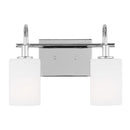 Two Light Bath Vanity<br /><span style="color:#4AB0CE;">Entrega: 13-14 semanas en USA</span><br /><span style="color:#4AB0CE;font-size:60%;">PREGUNTE POR ENTREGA EN PANAMA</span><br />Collection: Oak Moore<br />Finish: Chrome