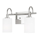 Two Light Bath Vanity<br /><span style="color:#4AB0CE;">Entrega: 13-14 semanas en USA</span><br /><span style="color:#4AB0CE;font-size:60%;">PREGUNTE POR ENTREGA EN PANAMA</span><br />Collection: Oak Moore<br />Finish: Chrome
