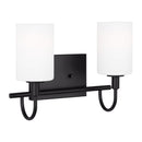 LED Bath Wall Sconce<br /><span style="color:#4AB0CE;">Entrega: 4-10 dias en USA</span><br /><span style="color:#4AB0CE;font-size:60%;">PREGUNTE POR ENTREGA EN PANAMA</span><br />Collection: Oak Moore<br />Finish: Midnight Black