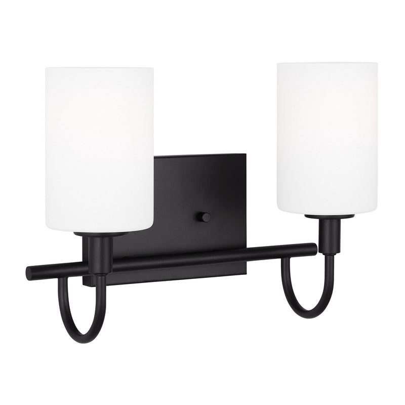 LED Bath Wall Sconce<br /><span style="color:#4AB0CE;">Entrega: 4-10 dias en USA</span><br /><span style="color:#4AB0CE;font-size:60%;">PREGUNTE POR ENTREGA EN PANAMA</span><br />Collection: Oak Moore<br />Finish: Midnight Black