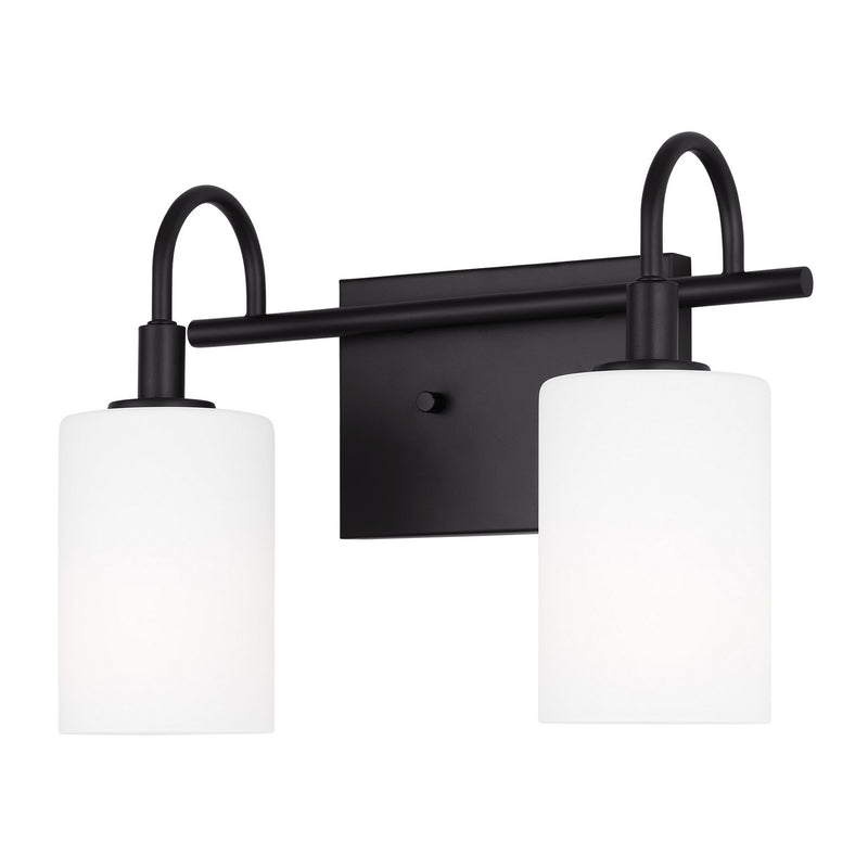 LED Bath Wall Sconce<br /><span style="color:#4AB0CE;">Entrega: 4-10 dias en USA</span><br /><span style="color:#4AB0CE;font-size:60%;">PREGUNTE POR ENTREGA EN PANAMA</span><br />Collection: Oak Moore<br />Finish: Midnight Black