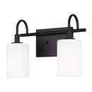 LED Bath Wall Sconce<br /><span style="color:#4AB0CE;">Entrega: 4-10 dias en USA</span><br /><span style="color:#4AB0CE;font-size:60%;">PREGUNTE POR ENTREGA EN PANAMA</span><br />Collection: Oak Moore<br />Finish: Midnight Black