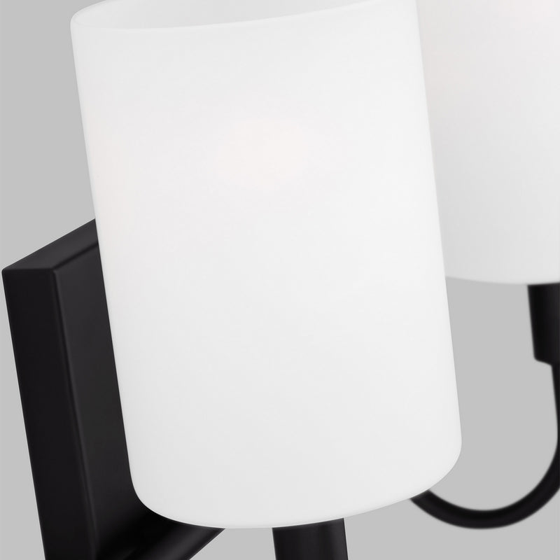 LED Bath Wall Sconce<br /><span style="color:#4AB0CE;">Entrega: 4-10 dias en USA</span><br /><span style="color:#4AB0CE;font-size:60%;">PREGUNTE POR ENTREGA EN PANAMA</span><br />Collection: Oak Moore<br />Finish: Midnight Black