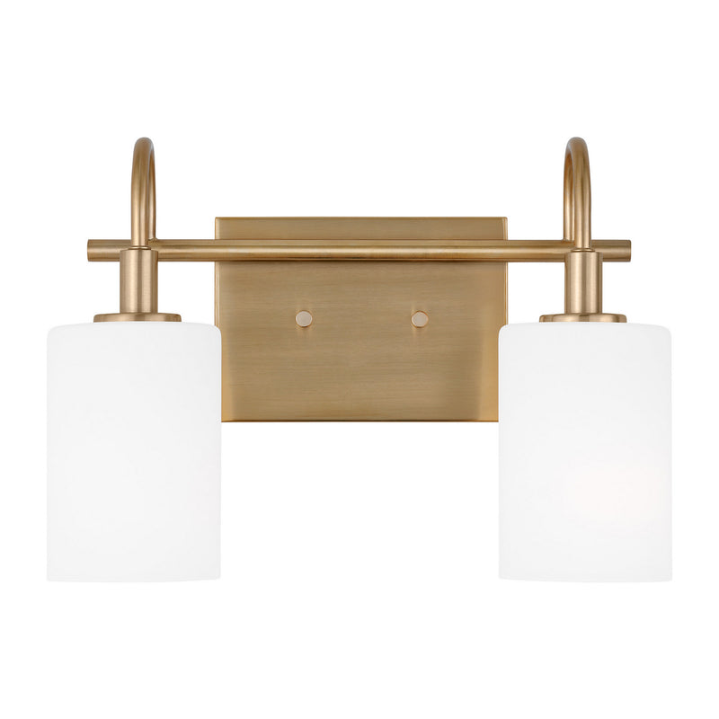 LED Bath Wall Sconce<br /><span style="color:#4AB0CE;">Entrega: 21-22 semanas en USA</span><br /><span style="color:#4AB0CE;font-size:60%;">PREGUNTE POR ENTREGA EN PANAMA</span><br />Collection: Oak Moore<br />Finish: Satin Brass