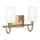 LED Bath Wall Sconce<br /><span style="color:#4AB0CE;">Entrega: 13-14 semanas en USA</span><br /><span style="color:#4AB0CE;font-size:60%;">PREGUNTE POR ENTREGA EN PANAMA</span><br />Collection: Oak Moore<br />Finish: Satin Brass