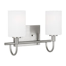 LED Bath Wall Sconce<br /><span style="color:#4AB0CE;">Entrega: 4-10 dias en USA</span><br /><span style="color:#4AB0CE;font-size:60%;">PREGUNTE POR ENTREGA EN PANAMA</span><br />Collection: Oak Moore<br />Finish: Brushed Nickel
