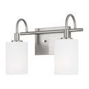LED Bath Wall Sconce<br /><span style="color:#4AB0CE;">Entrega: 4-10 dias en USA</span><br /><span style="color:#4AB0CE;font-size:60%;">PREGUNTE POR ENTREGA EN PANAMA</span><br />Collection: Oak Moore<br />Finish: Brushed Nickel