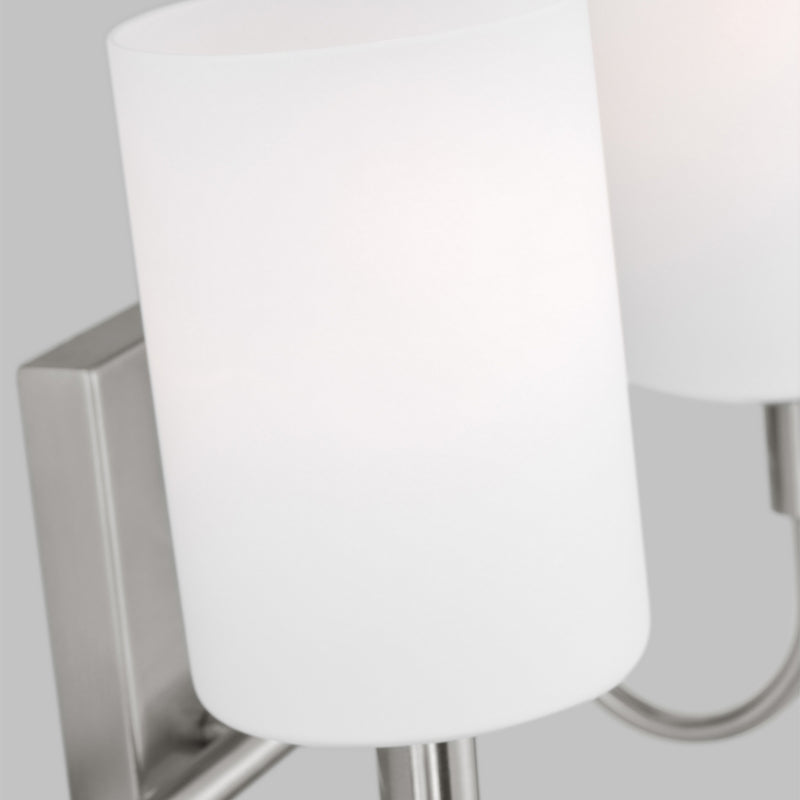 LED Bath Wall Sconce<br /><span style="color:#4AB0CE;">Entrega: 4-10 dias en USA</span><br /><span style="color:#4AB0CE;font-size:60%;">PREGUNTE POR ENTREGA EN PANAMA</span><br />Collection: Oak Moore<br />Finish: Brushed Nickel
