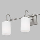 Three Light Bath Vanity<br /><span style="color:#4AB0CE;">Entrega: 11-12 semanas en USA</span><br /><span style="color:#4AB0CE;font-size:60%;">PREGUNTE POR ENTREGA EN PANAMA</span><br />Collection: Oak Moore<br />Finish: Brushed Nickel