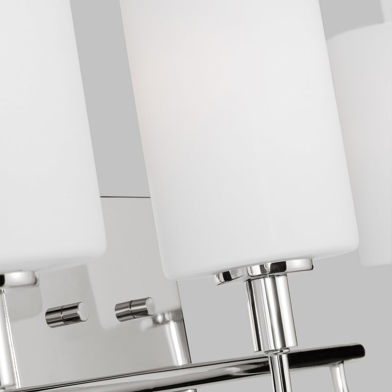 LED Bath Wall Sconce<br /><span style="color:#4AB0CE;">Entrega: 4-10 dias en USA</span><br /><span style="color:#4AB0CE;font-size:60%;">PREGUNTE POR ENTREGA EN PANAMA</span><br />Collection: Oak Moore<br />Finish: Chrome