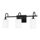 LED Bath Wall Sconce<br /><span style="color:#4AB0CE;">Entrega: 4-10 dias en USA</span><br /><span style="color:#4AB0CE;font-size:60%;">PREGUNTE POR ENTREGA EN PANAMA</span><br />Collection: Oak Moore<br />Finish: Midnight Black