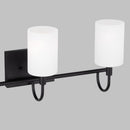LED Bath Wall Sconce<br /><span style="color:#4AB0CE;">Entrega: 4-10 dias en USA</span><br /><span style="color:#4AB0CE;font-size:60%;">PREGUNTE POR ENTREGA EN PANAMA</span><br />Collection: Oak Moore<br />Finish: Midnight Black