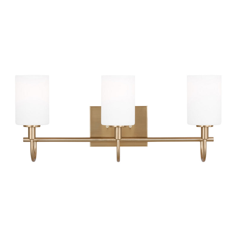 LED Bath Wall Sconce<br /><span style="color:#4AB0CE;">Entrega: 4-10 dias en USA</span><br /><span style="color:#4AB0CE;font-size:60%;">PREGUNTE POR ENTREGA EN PANAMA</span><br />Collection: Oak Moore<br />Finish: Satin Brass