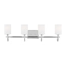 Four Light Bath Vanity<br /><span style="color:#4AB0CE;">Entrega: 4-10 dias en USA</span><br /><span style="color:#4AB0CE;font-size:60%;">PREGUNTE POR ENTREGA EN PANAMA</span><br />Collection: Oak Moore<br />Finish: Chrome
