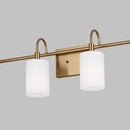 Four Light Bath Vanity<br /><span style="color:#4AB0CE;">Entrega: 4-10 dias en USA</span><br /><span style="color:#4AB0CE;font-size:60%;">PREGUNTE POR ENTREGA EN PANAMA</span><br />Collection: Oak Moore<br />Finish: Satin Brass