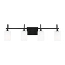 LED Bath Wall Sconce<br /><span style="color:#4AB0CE;">Entrega: 4-10 dias en USA</span><br /><span style="color:#4AB0CE;font-size:60%;">PREGUNTE POR ENTREGA EN PANAMA</span><br />Collection: Oak Moore<br />Finish: Midnight Black
