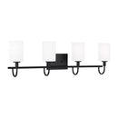 LED Bath Wall Sconce<br /><span style="color:#4AB0CE;">Entrega: 4-10 dias en USA</span><br /><span style="color:#4AB0CE;font-size:60%;">PREGUNTE POR ENTREGA EN PANAMA</span><br />Collection: Oak Moore<br />Finish: Midnight Black