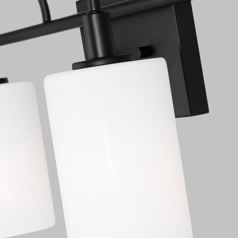 LED Bath Wall Sconce<br /><span style="color:#4AB0CE;">Entrega: 4-10 dias en USA</span><br /><span style="color:#4AB0CE;font-size:60%;">PREGUNTE POR ENTREGA EN PANAMA</span><br />Collection: Oak Moore<br />Finish: Midnight Black