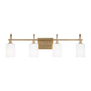 LED Bath Wall Sconce<br /><span style="color:#4AB0CE;">Entrega: 4-10 dias en USA</span><br /><span style="color:#4AB0CE;font-size:60%;">PREGUNTE POR ENTREGA EN PANAMA</span><br />Collection: Oak Moore<br />Finish: Satin Brass