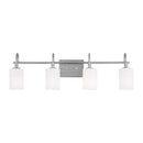 LED Bath Wall Sconce<br /><span style="color:#4AB0CE;">Entrega: 4-10 dias en USA</span><br /><span style="color:#4AB0CE;font-size:60%;">PREGUNTE POR ENTREGA EN PANAMA</span><br />Collection: Oak Moore<br />Finish: Brushed Nickel