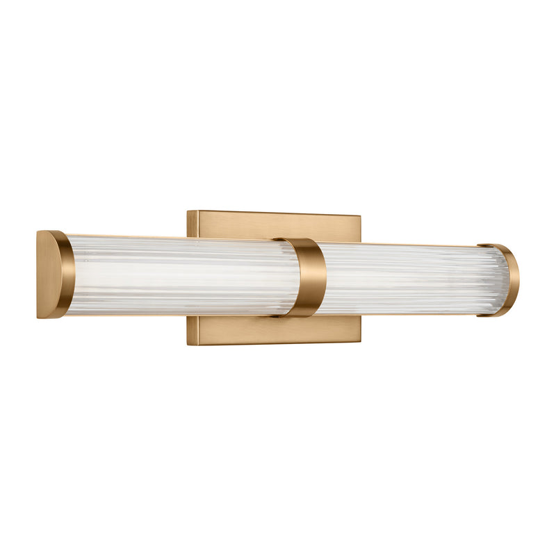 LED Bath Wall Sconce<br /><span style="color:#4AB0CE;">Entrega: 4-10 dias en USA</span><br /><span style="color:#4AB0CE;font-size:60%;">PREGUNTE POR ENTREGA EN PANAMA</span><br />Collection: Syden<br />Finish: Satin Brass